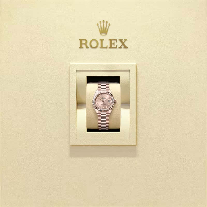 ROLEX   レディ デイトジャスト、ロゼカラー、オイスター、28 MM、エバーローズゴールド279175-最安値に挑戦中!!!