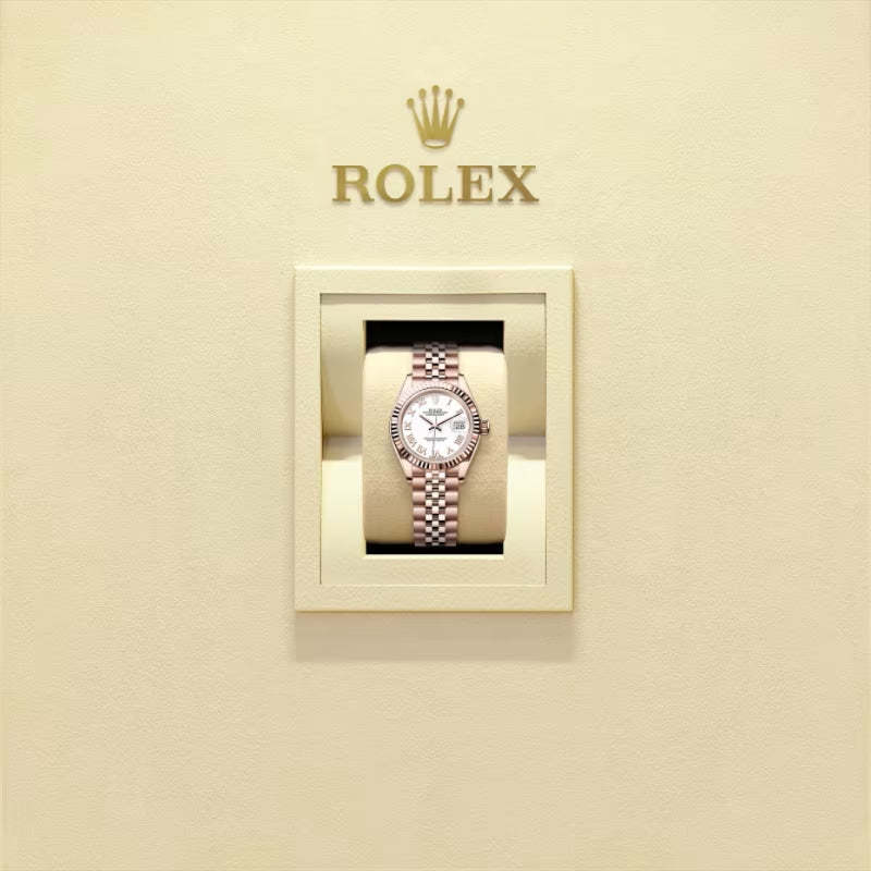 ROLEX   レディ デイトジャスト、ホワイト、オイスター、28 MM、エバーローズゴールド279175-最安値に挑戦中!!!