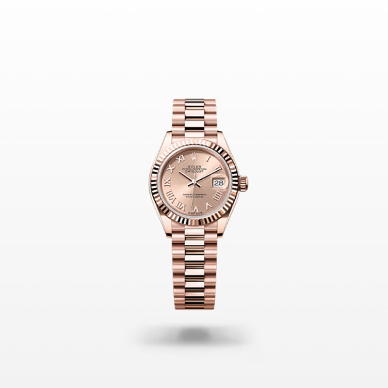 ROLEX   レディ デイトジャスト、ロゼカラー、オイスター、28 MM、エバーローズゴールド279175-最安値に挑戦中!!!