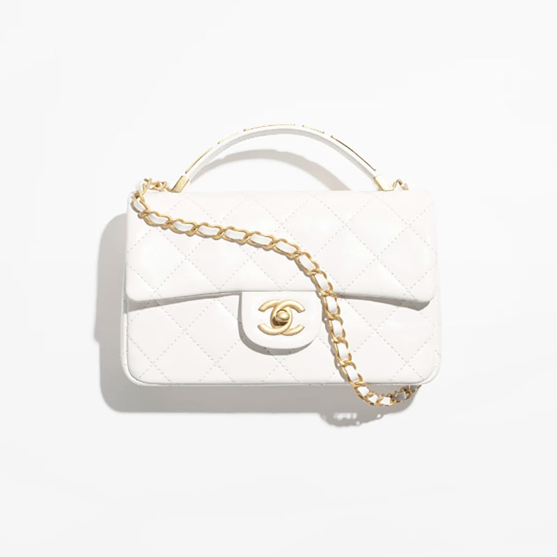 CHANEL   春夏の新作スタイル   スモール トップハンドル フラップ バッグRef:AS4679 B15558 10601-最安値に挑戦中!!!