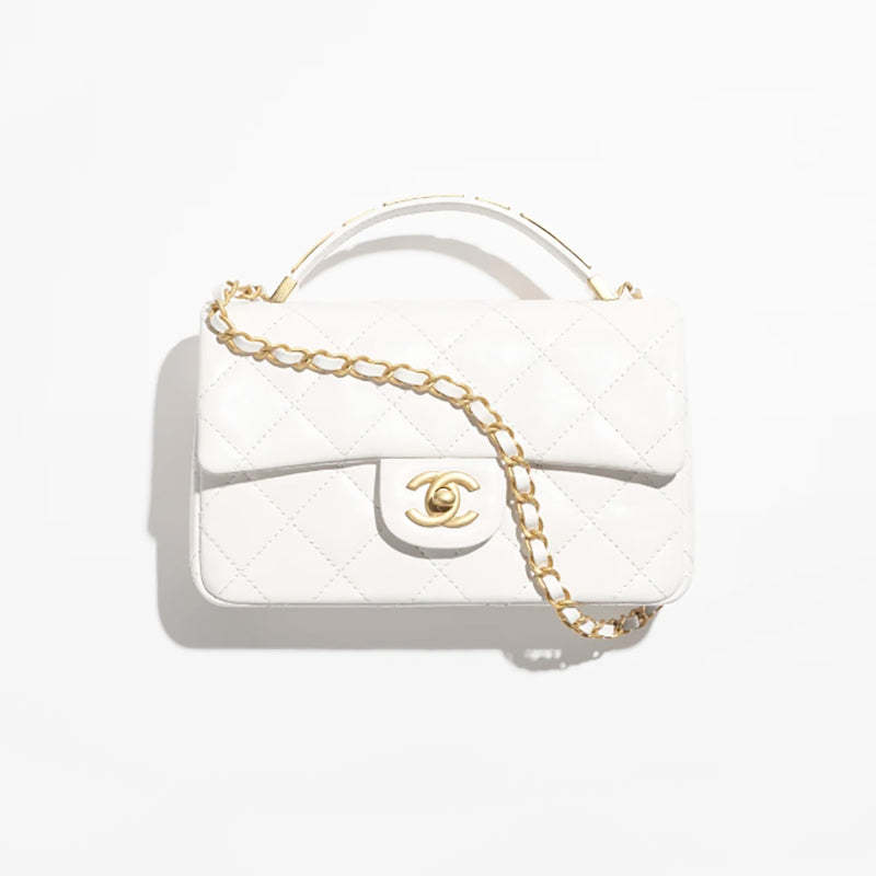 CHANEL   春夏の新作スタイル   スモール トップハンドル フラップ バッグRef:AS4679 B15558 10601-最安値に挑戦中!!!