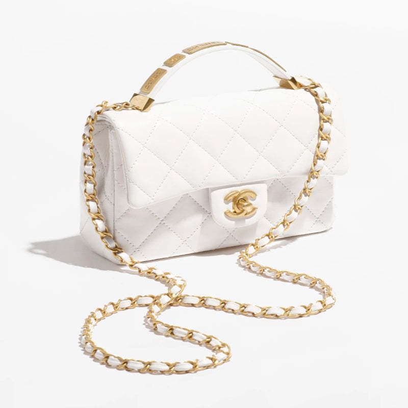 CHANEL   春夏の新作スタイル   スモール トップハンドル フラップ バッグRef:AS4679 B15558 10601-最安値に挑戦中!!!