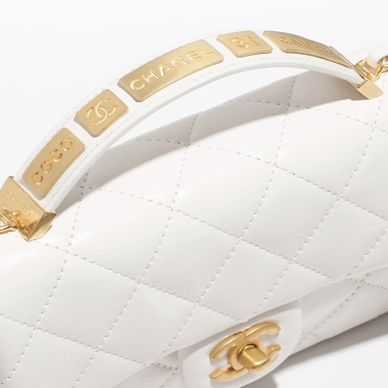 CHANEL   春夏の新作スタイル   スモール トップハンドル フラップ バッグRef:AS4679 B15558 10601-最安値に挑戦中!!!