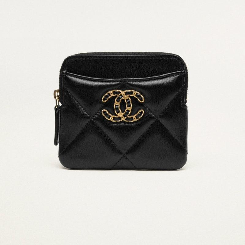 CHANEL   春夏の新作スタイル   CHANEL 19 ジップ コインパースRef:AP2086 B04852 94305-最安値に挑戦中!!!