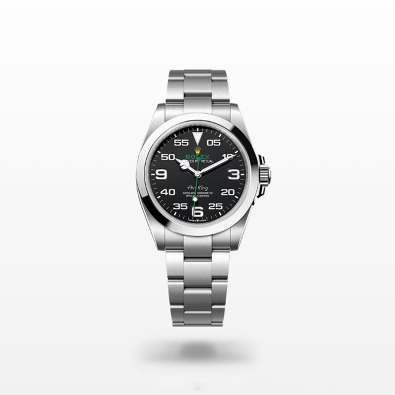 ROLEX   エアキング、オイスター、40 MM、オイスタースチール、リファレンスM126900-0001-最安値に挑戦中!!!