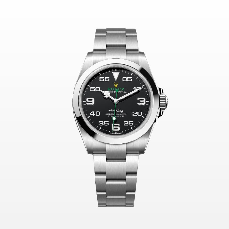 ROLEX   エアキング、オイスター、40 MM、オイスタースチール、リファレンスM126900-0001-最安値に挑戦中!!!