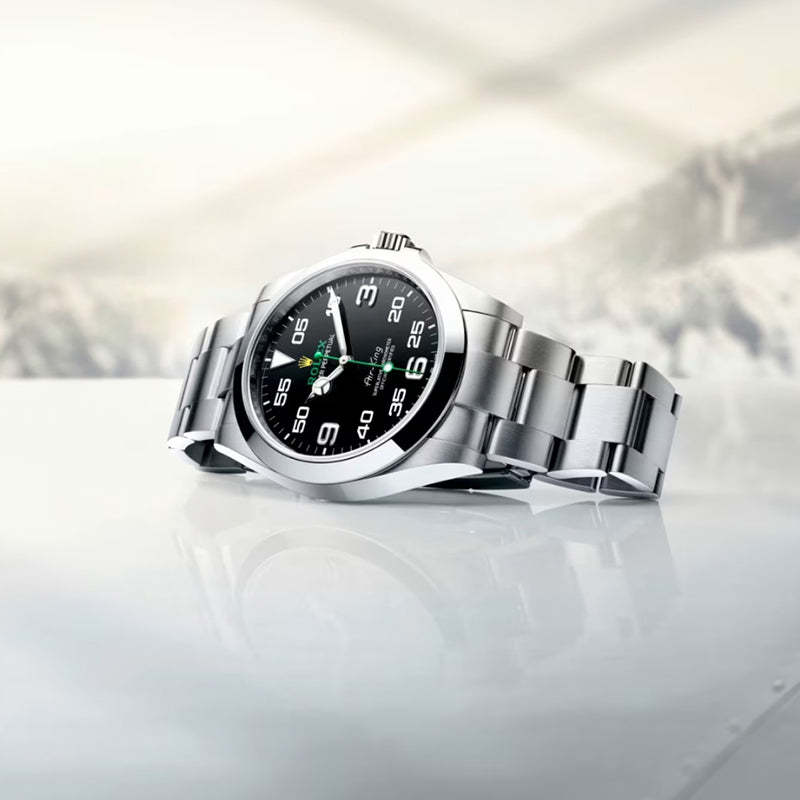 ROLEX   エアキング、オイスター、40 MM、オイスタースチール、リファレンスM126900-0001-最安値に挑戦中!!!