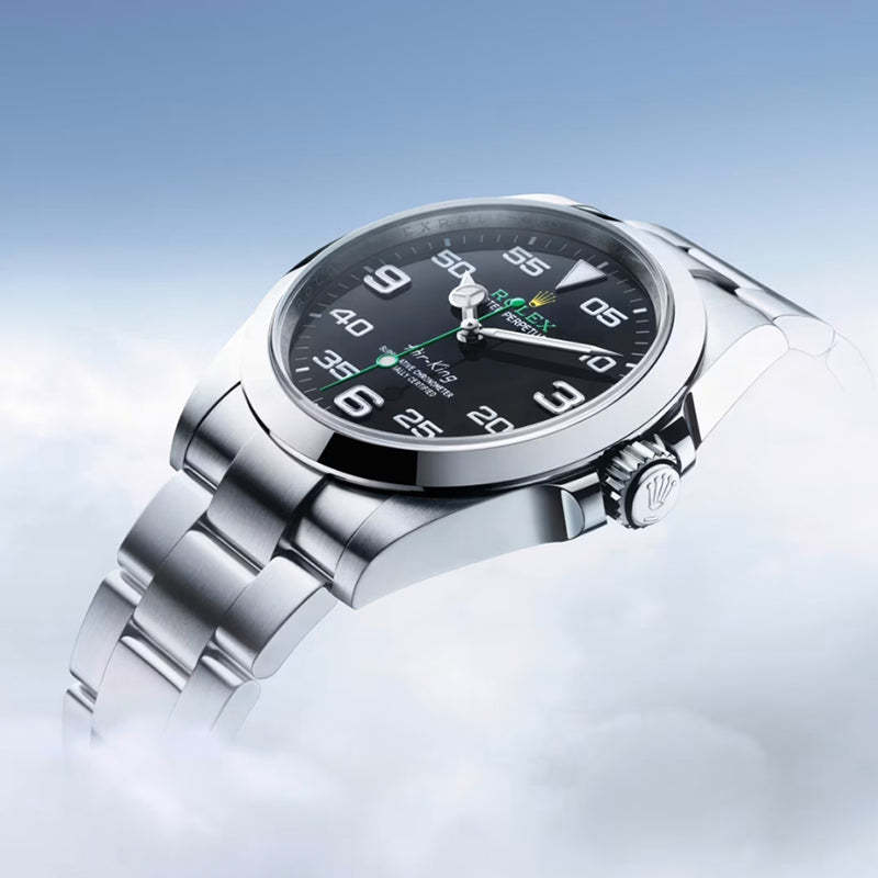 ROLEX   エアキング、オイスター、40 MM、オイスタースチール、リファレンスM126900-0001-最安値に挑戦中!!!