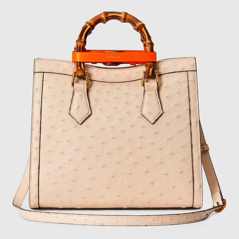  GUCCI 〔グッチ ダイアナ〕スモール オーストリッチ トートバッグ Ref:660195 EY0KT 9594-最安値に挑戦中!!!