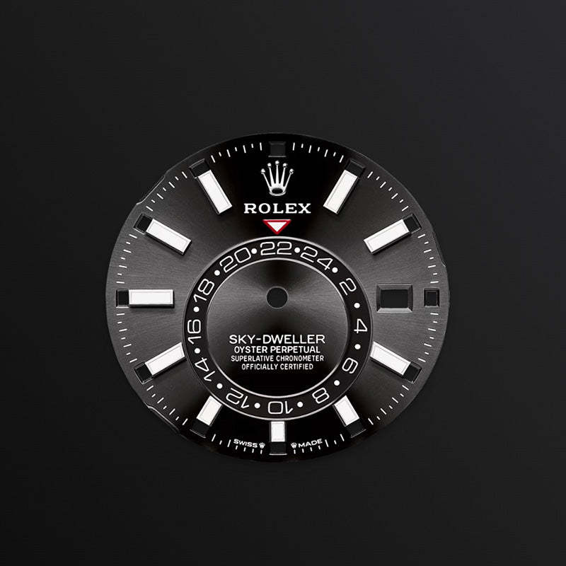 ROLEX スカイドゥエラー、ブライトブラック、オイスター、42 MM、オイスタースチール＆ホワイトゴールド336934-最安値に挑戦中!!!