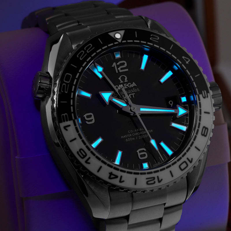 OMEGA PLANET OCEAN 600﻿M コーアクシャル マスター クロノメーター GMT 43.5M﻿M-最安値に挑戦中!!!