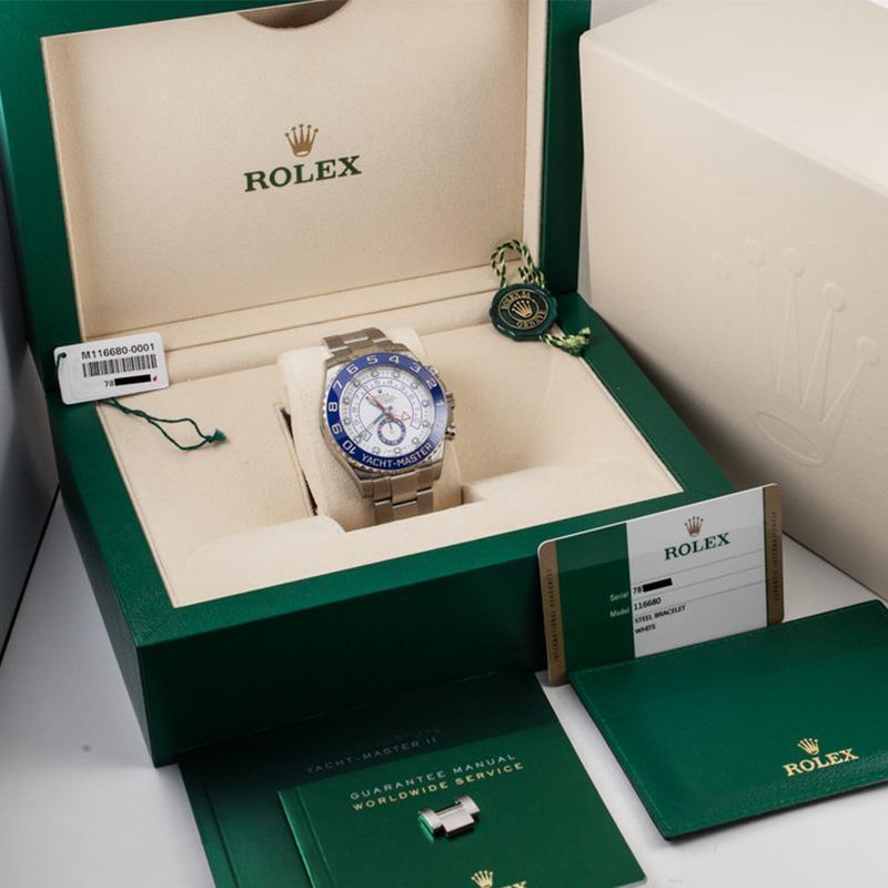 ROLEX ヨットマスターII m116680-0002-最安値に挑戦中!!!