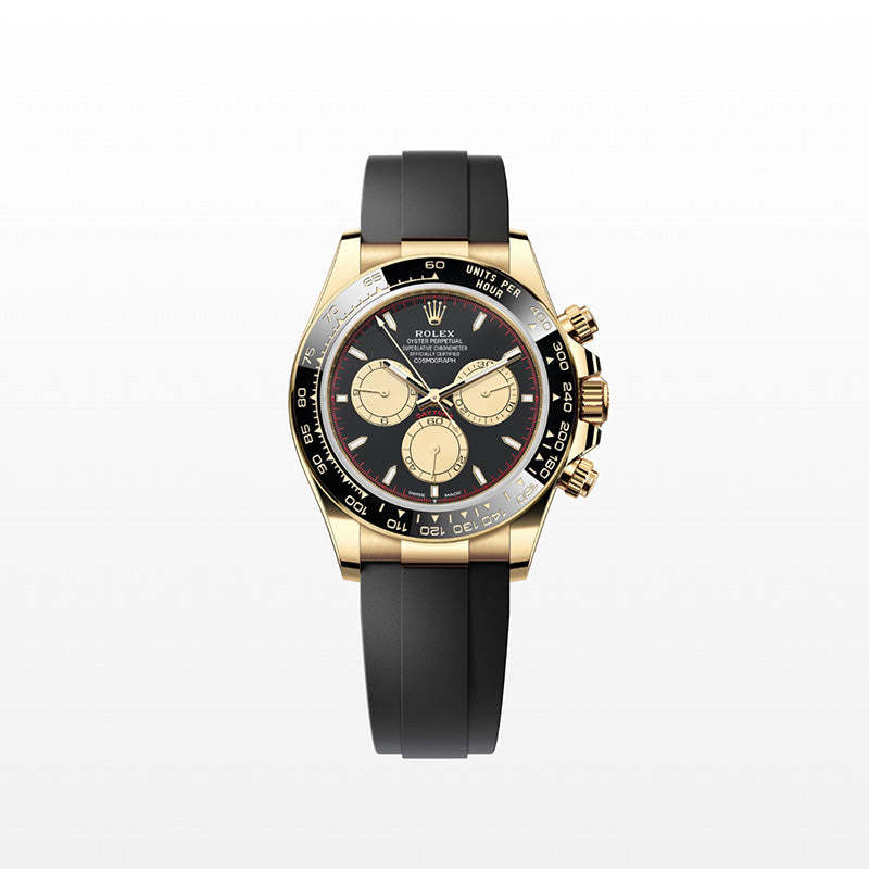 ROLEX  コスモグラフ デイトナ、ブラック/シャンパンカラー、オイスター、40 MM、イエローゴールド126518LN-最安値に挑戦中!!!