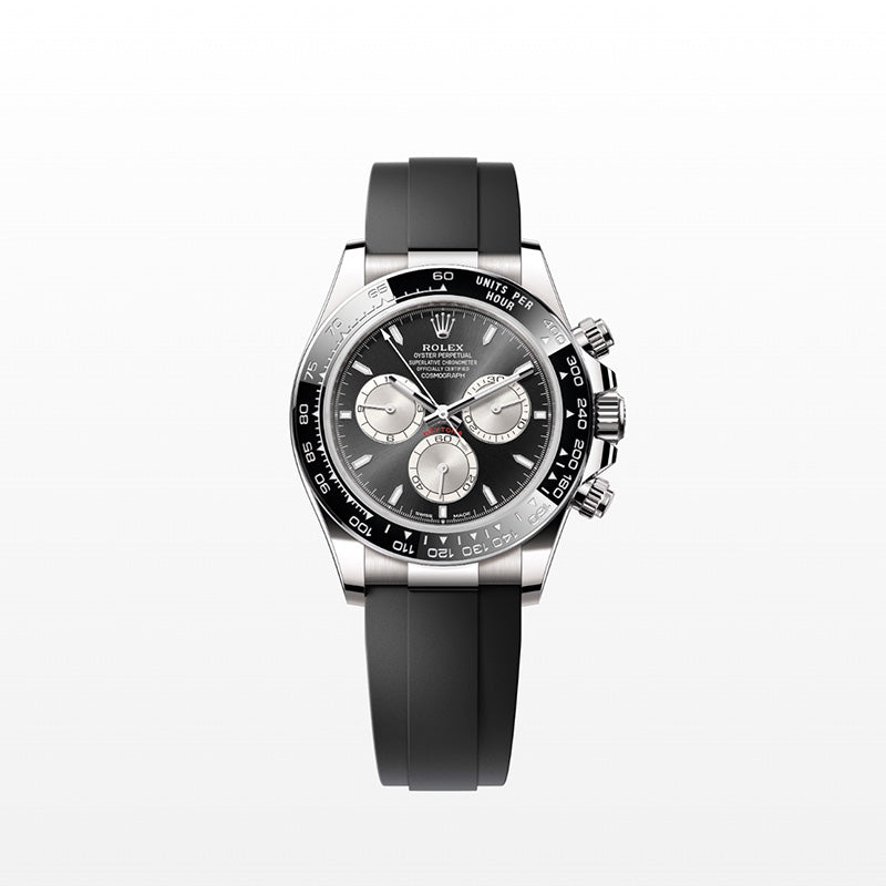 ROLEX  コスモグラフ デイトナ、ブライトブラック＆スチール、オイスター、40 MM、ホワイトゴールド126519LN-最安値に挑戦中!!!