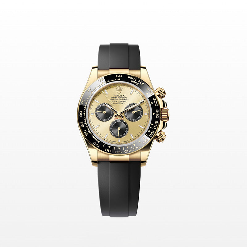 ROLEX  コスモグラフ デイトナ、ゴールデン＆ブライトブラック、オイスター、40 MM、イエローゴールド126518LN-最安値に挑戦中!!!