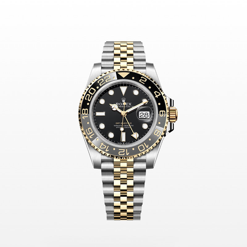 ROLEX  GMTマスター Ⅱ、オイスター、40 MM、オイスタースチール＆イエローゴールド、リファレンス 126713GRNR-最安値に挑戦中!!!