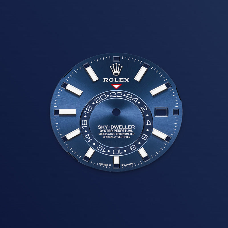 ROLEX スカイドゥエラー、ブライトブルー、オイスター、42 MM、オイスタースチール＆ホワイトゴールド336934-最安値に挑戦中!!!