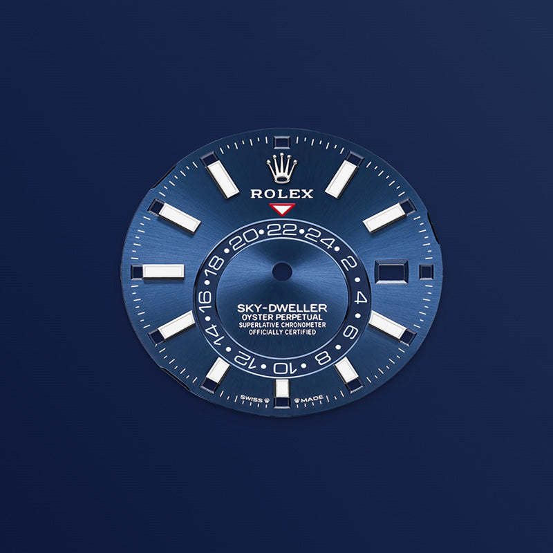 ROLEX スカイドゥエラー、ブライトブルー、オイスター、42 MM、オイスタースチール＆ホワイトゴールド336934-最安値に挑戦中!!!