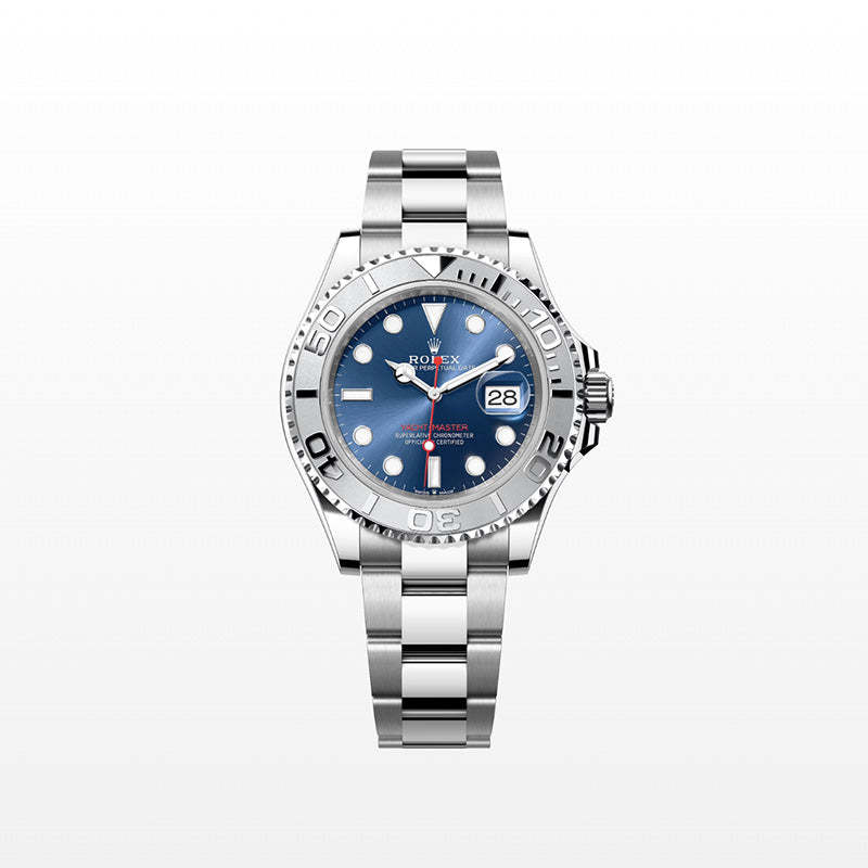 ROLEX  ヨットマスター 40、ブライトブルー、オイスター、40 MM、オイスタースチール＆プラチナ126622-最安値に挑戦中!!!