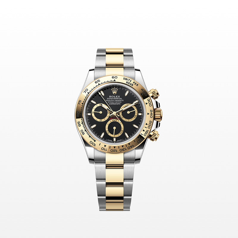 ROLEX  コスモグラフ デイトナ、ブラック、ゴールデンカウンターリング、オイスター、40 MM、オイスタースチール＆イエローゴールド126503-最安値に挑戦中!!!