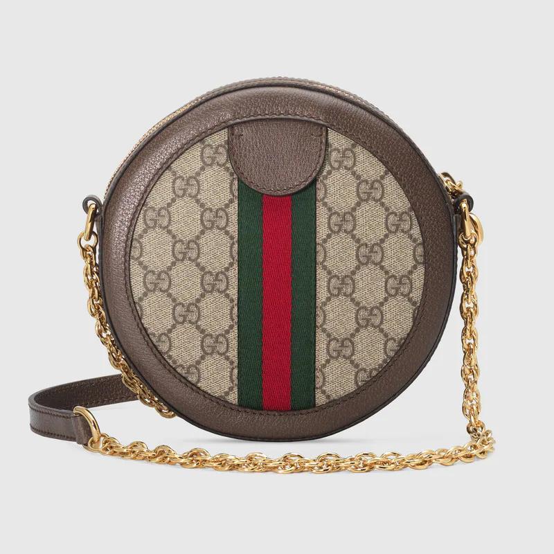  GUCCI 〔オフィディア〕GG ミニ ラウンド ショルダーバッグ   Ref:‎‎550618 96I3B 8745-最安値に挑戦中!!!