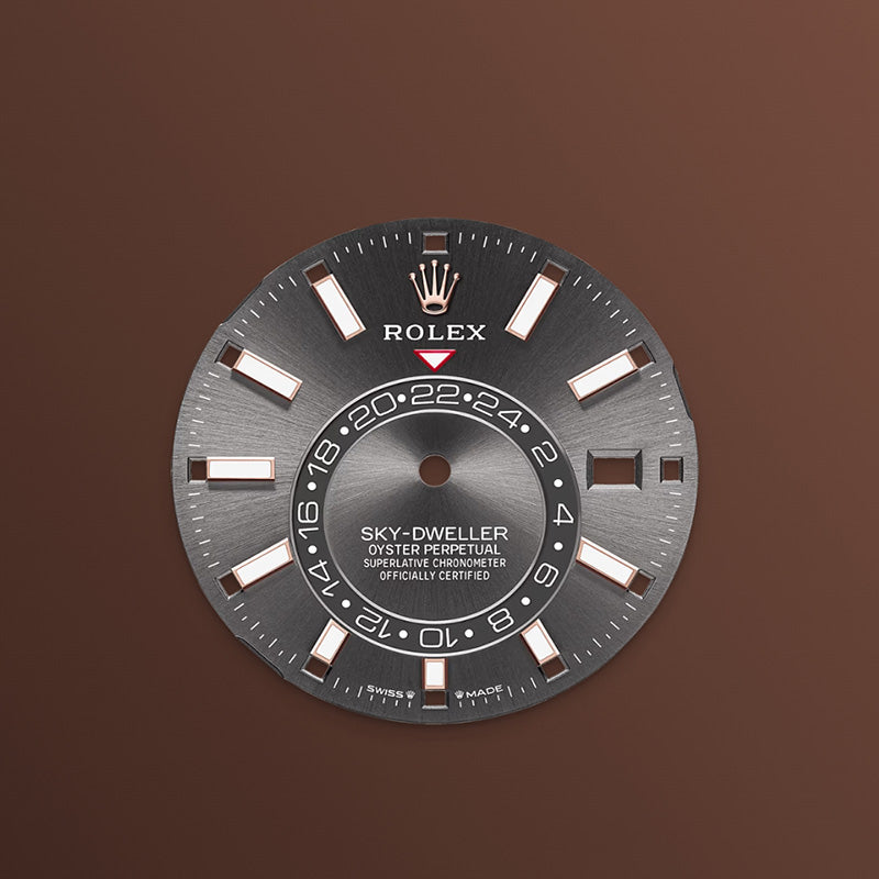 ROLEX スカイドゥエラー、スレート、オイスター、42 MM、エバーローズゴールド336935-最安値に挑戦中!!!