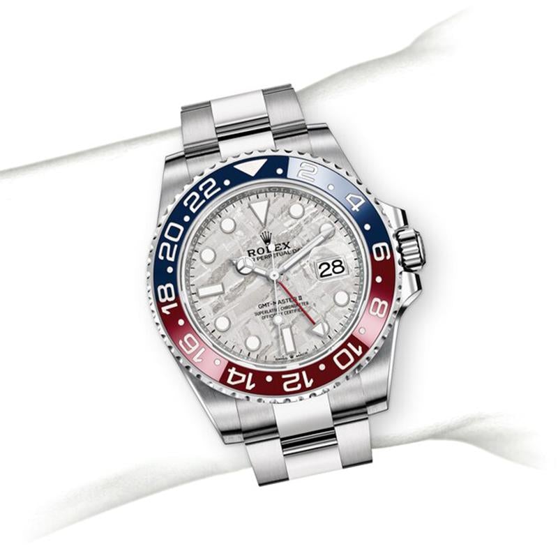 ROLEX GMTマスターⅡ 自動巻き ブラック 文字盤 ホワイトゴールド m126719BLRO-0002-最安値に挑戦中!!!