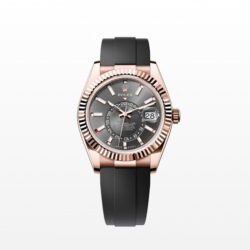 ROLEX  スカイドゥエラー、スレート、オイスター、42 MM、エバーローズゴールド336235-最安値に挑戦中!!!