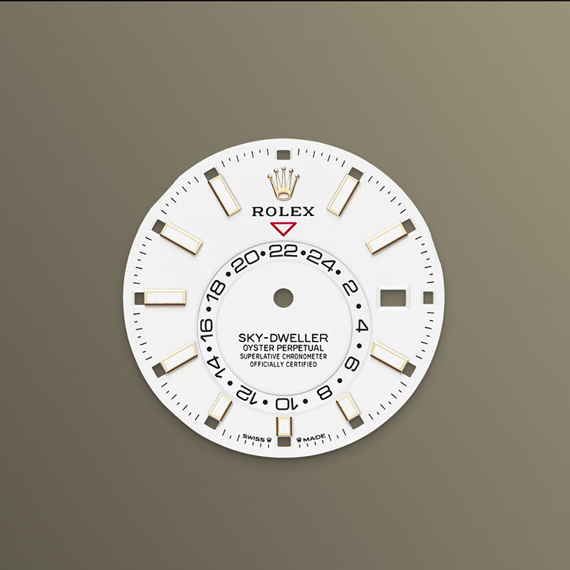 ROLEX スカイドゥエラー、ホワイト、オイスター、42 MM、オイスタースチール＆イエローゴールド336933-最安値に挑戦中!!!