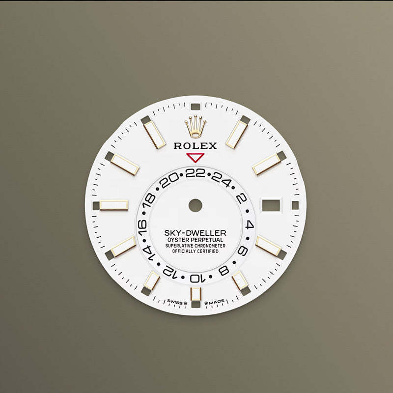 ROLEX スカイドゥエラー、ホワイト、オイスター、42 MM、オイスタースチール＆イエローゴールド336933-最安値に挑戦中!!!