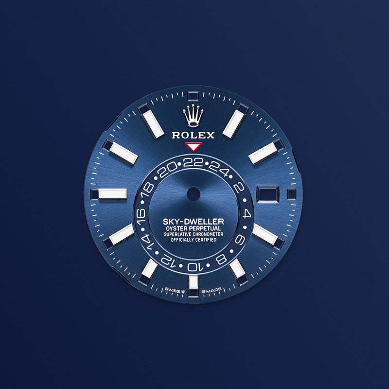 ROLEX スカイドゥエラー、ブライトブルー、オイスター、42 MM、オイスタースチール＆ホワイトゴールド336934-最安値に挑戦中!!!