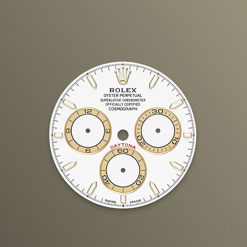 ROLEX  コスモグラフ デイトナ、ホワイト、ゴールデン カウンターリング、オイスター、40 MM、イエローゴールド 126518LN-最安値に挑戦中!!!