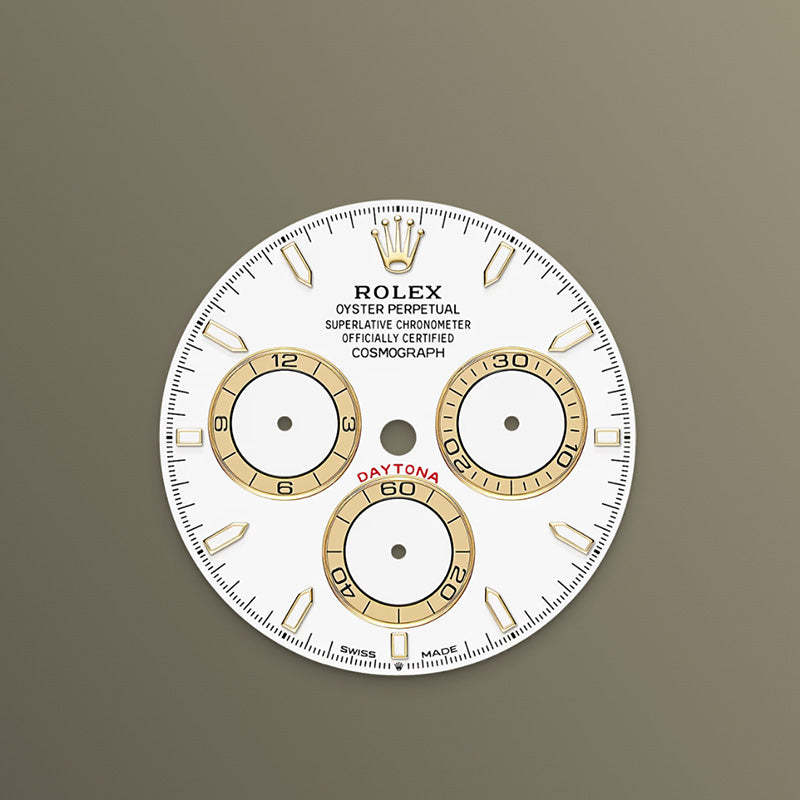 ROLEX  コスモグラフ デイトナ、ホワイト、ゴールデン カウンターリング、オイスター、40 MM、イエローゴールド 126518LN-最安値に挑戦中!!!