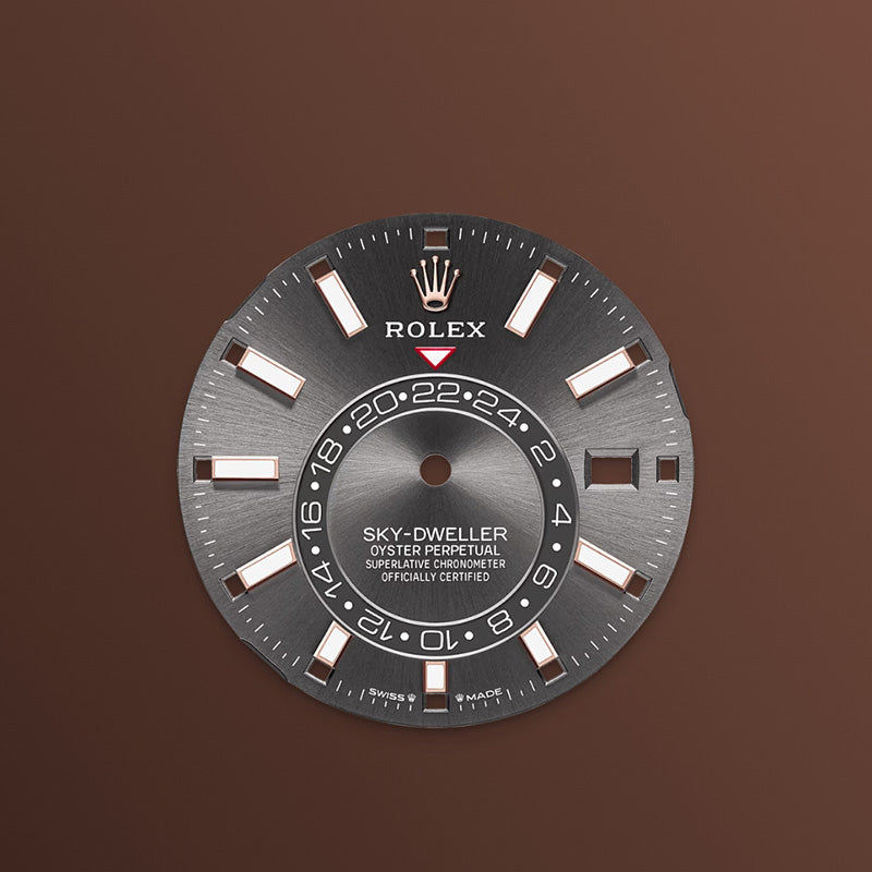 ROLEX  スカイドゥエラー、スレート、オイスター、42 MM、エバーローズゴールド336235-最安値に挑戦中!!!