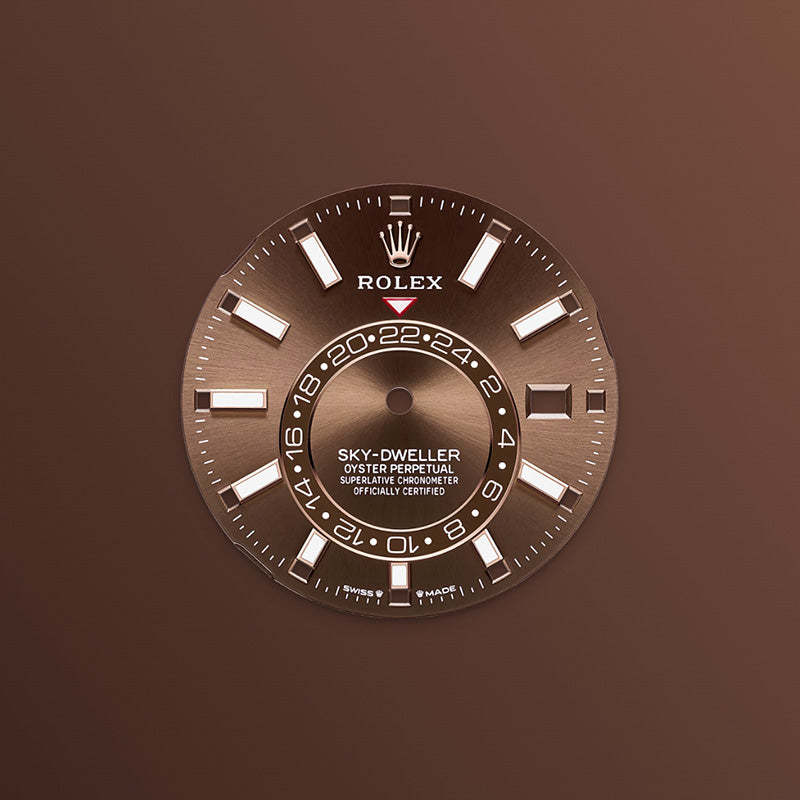 ROLEX スカイドゥエラー、チョコレート、オイスター、42 MM、エバーローズゴールド336235-最安値に挑戦中!!!