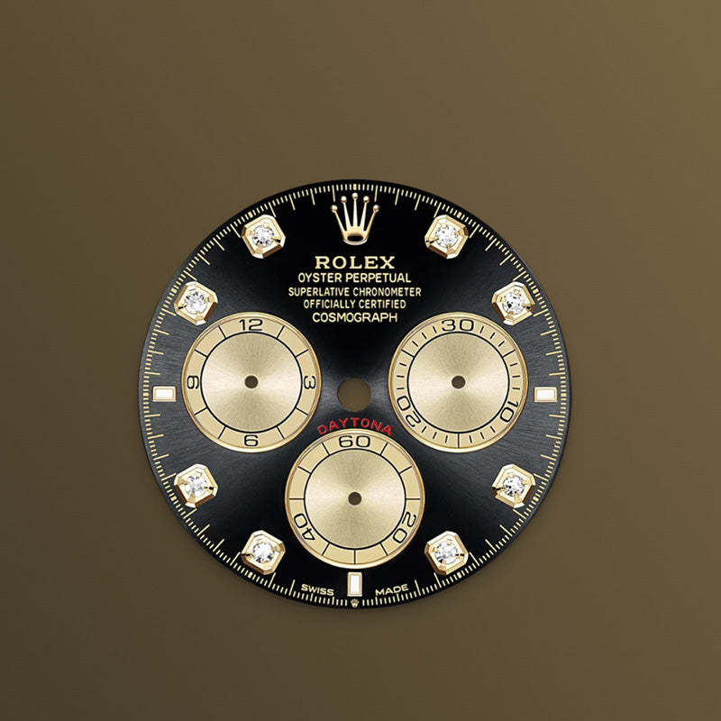 ROLEX  コスモグラフ デイトナ、ダイヤモンド入りブライトブラック＆ゴールデン、オイスター、40 MM、オイスタースチール＆イエローゴールド126503-最安値に挑戦中!!!