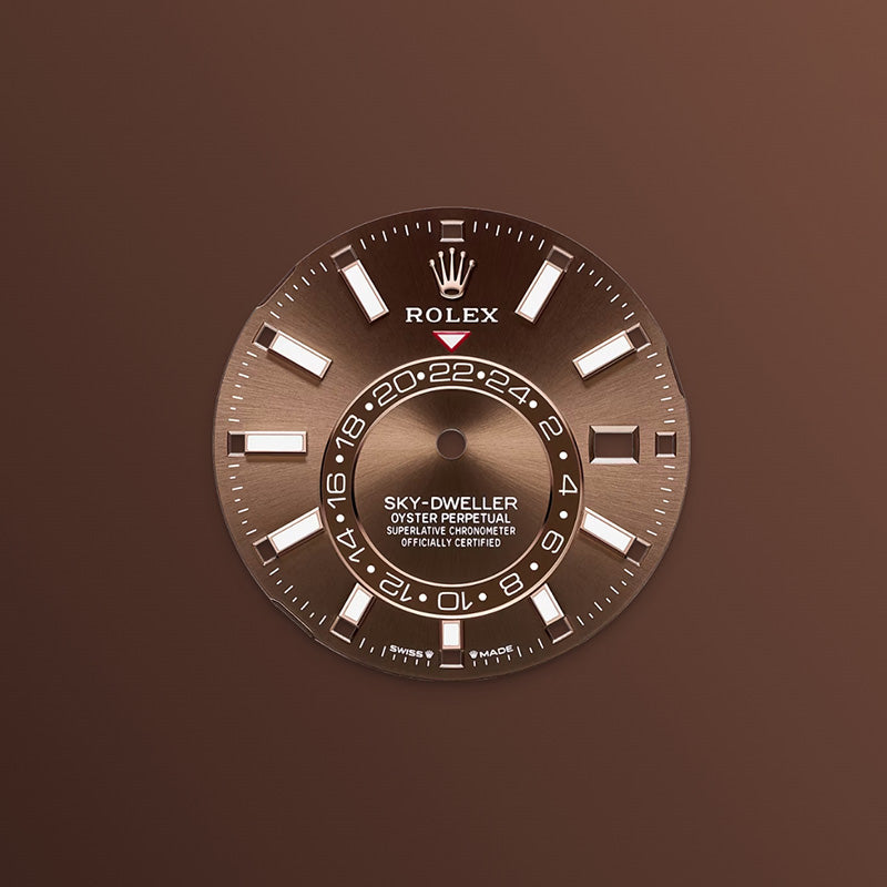 ROLEX スカイドゥエラー、チョコレート、オイスター、42 MM、エバーローズゴールド336935-最安値に挑戦中!!!