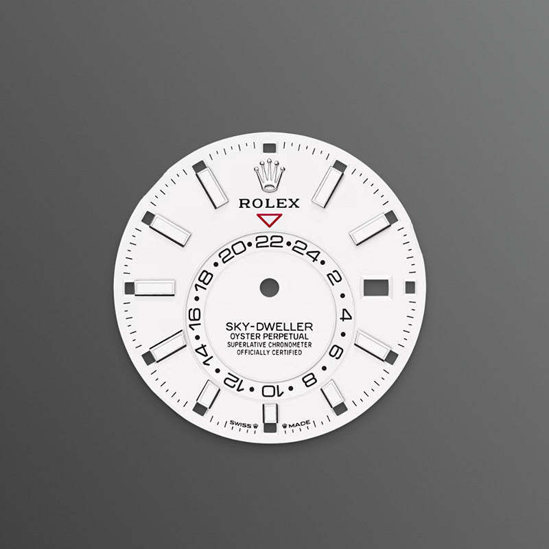 ROLEX スカイドゥエラー、ホワイト、オイスター、42 MM、オイスタースチール＆ホワイトゴールド336934-最安値に挑戦中!!!