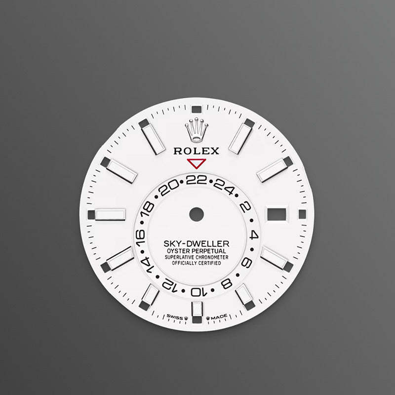 ROLEX  スカイドゥエラー、ホワイト、オイスター、42 MM、ホワイトゴールド336239-最安値に挑戦中!!!