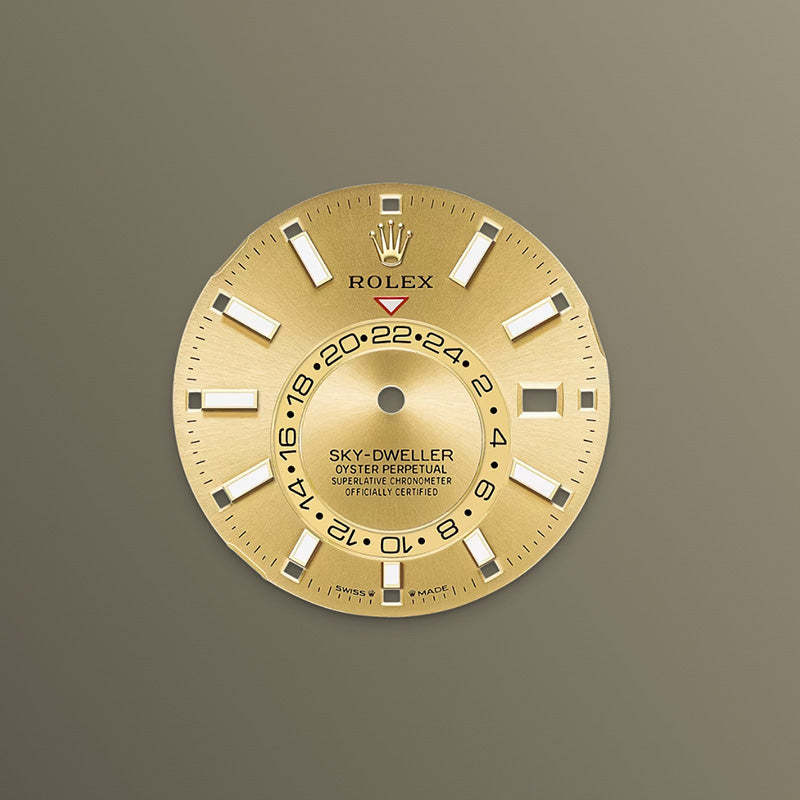 ROLEX スカイドゥエラー、シャンパンカラー、オイスター、42 MM、オイスタースチール＆イエローゴールド336933-最安値に挑戦中!!!