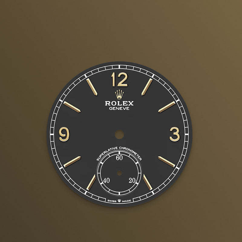 ROLEX   ブラック、39 MM、18 ct イエローゴールド、ポリッシュ仕上げ 52508-最安値に挑戦中!!!