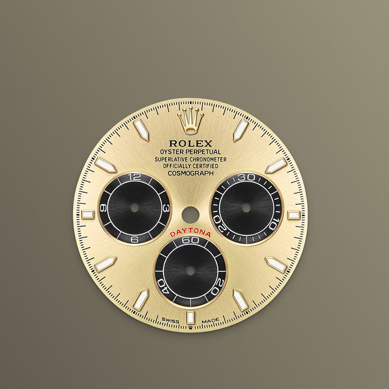 ROLEX  コスモグラフ デイトナ、ゴールデン＆ブライトブラック、オイスター、40 MM、イエローゴールド126518LN-最安値に挑戦中!!!