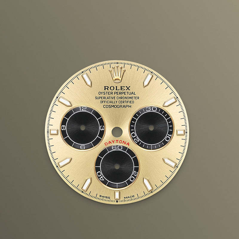 ROLEX  コスモグラフ デイトナ、ゴールデン＆ブライトブラック、オイスター、40 MM、イエローゴールド126518LN-最安値に挑戦中!!!