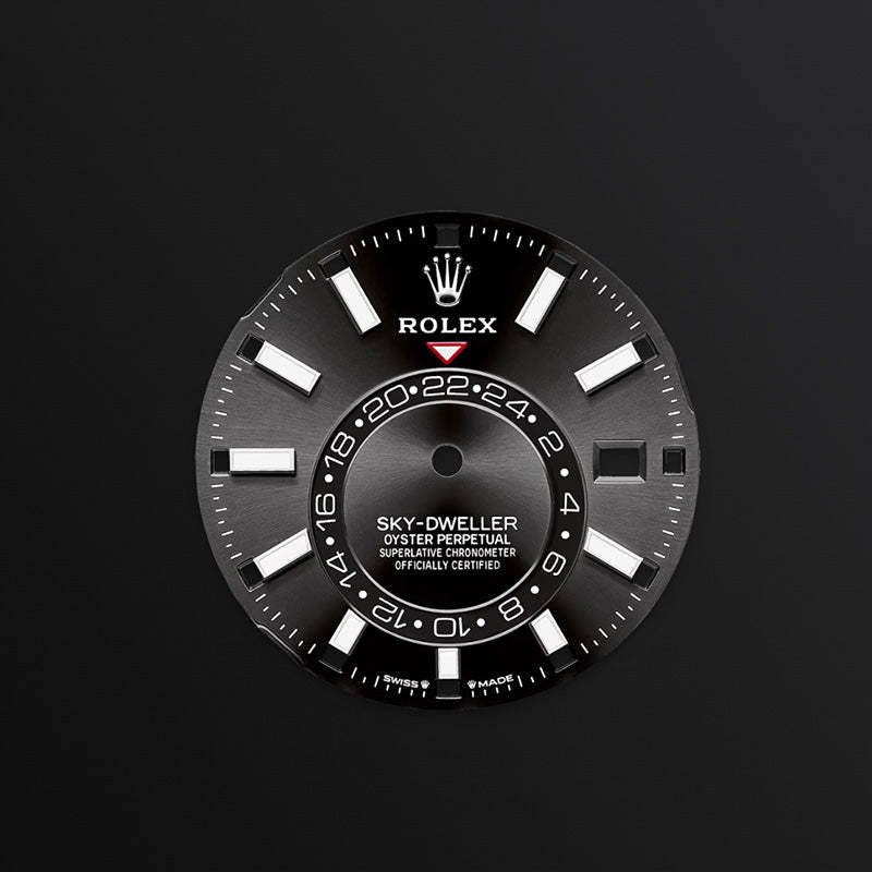 ROLEX スカイドゥエラー 、ブライトブラック、オイスター、42 MM、ホワイトゴールド 336239-最安値に挑戦中!!!