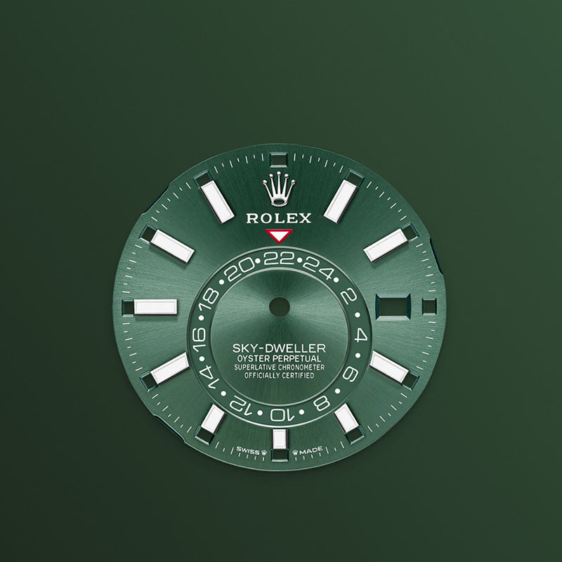 ROLEX スカイドゥエラー、ミントグリーン、オイスター、42 MM、オイスタースチール＆ホワイトゴールド336934-最安値に挑戦中!!!