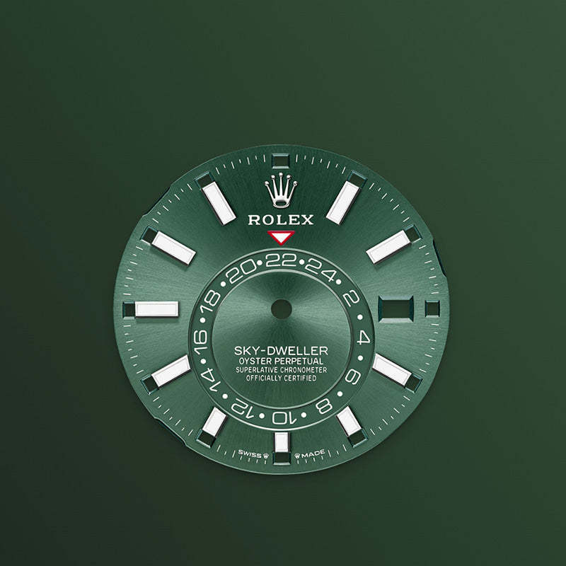 ROLEX スカイドゥエラー、ミントグリーン、オイスター、42 MM、オイスタースチール＆ホワイトゴールド336934-最安値に挑戦中!!!