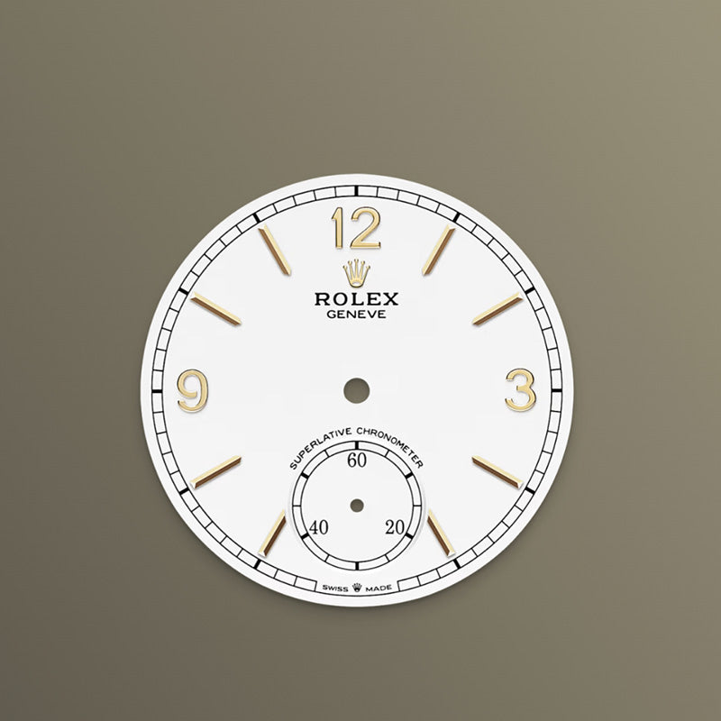 ROLEX   ホワイト、39 MM、18 ct イエローゴールド、ポリッシュ仕上げ52508-最安値に挑戦中!!!