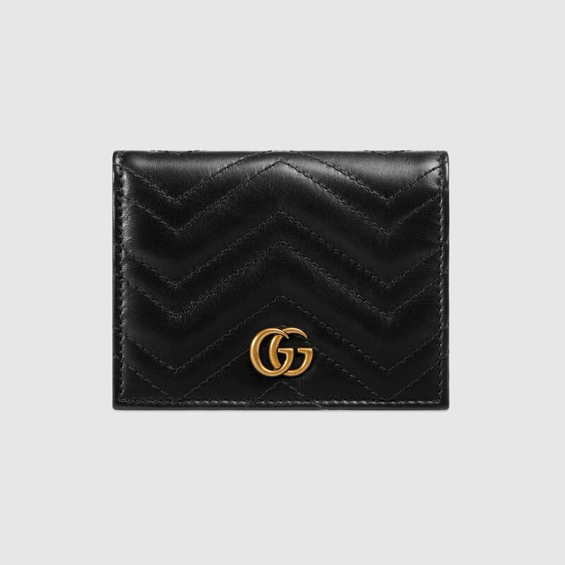  GUCCI〔GGマーモント〕キルティング スモール ショルダーバッグ &カードケース (コイン＆紙幣入れ付き）2点セット お得-最安値に挑戦中!!!