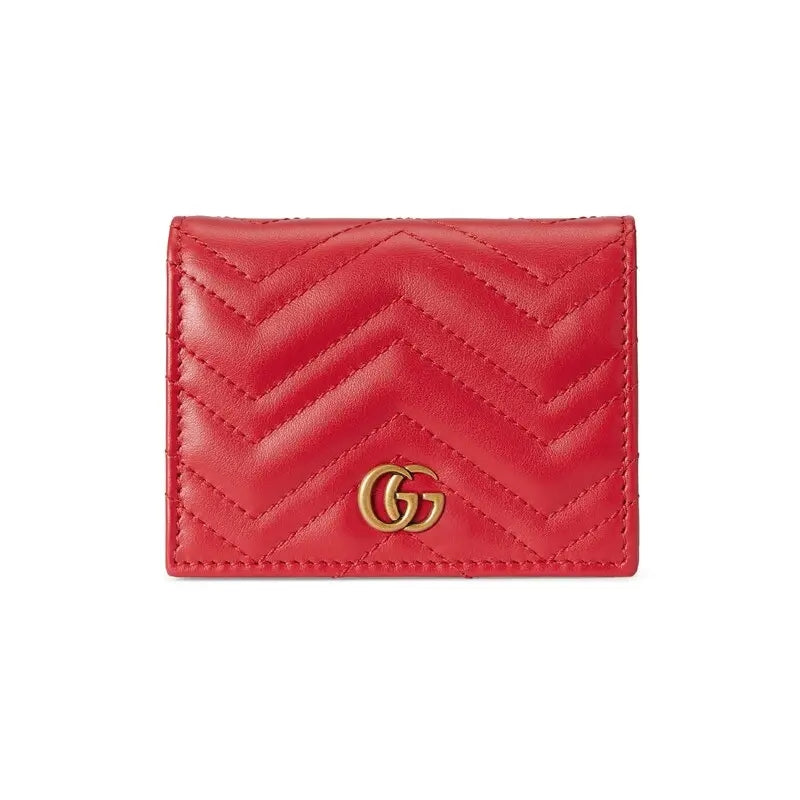 GUCCI 〔GGマーモント〕キルティング カードケース ウォレットRef:‎ 466492 DTDHT 6832-最安値に挑戦中!!!