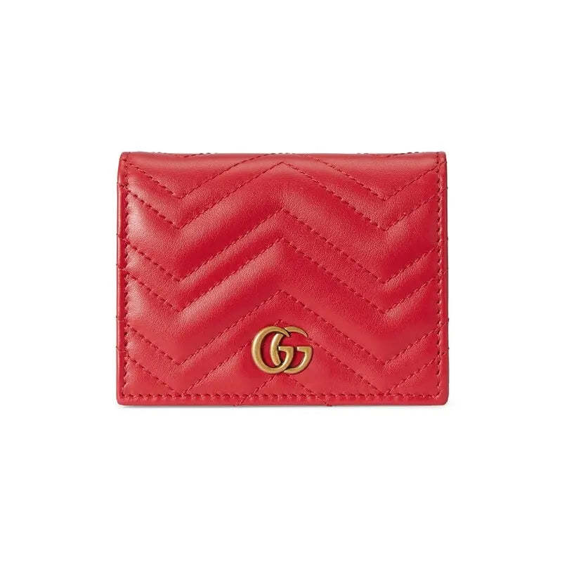 GUCCI 〔GGマーモント〕キルティング カードケース ウォレットRef:‎ 466492 DTDHT 6832-最安値に挑戦中!!!